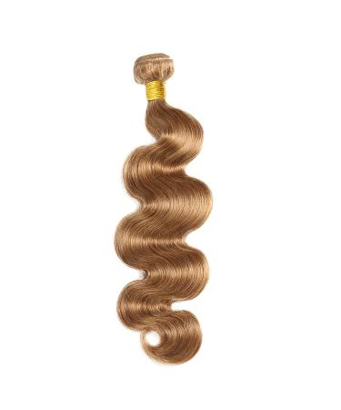 Brazilian hair weave hair extension real hair brazilian weave bundle human hair bundle hair body bundles human hair extensions hair weave bundles 18/20/22/24 inch (brown 18 -inch)