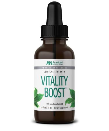 American Nutriceuticals  Vitality Boost  4 fl oz  Organic Fulvic Mineral Complex  Rich in Natural Electrolytes Amino Acids & Trace Minerals  Supports Natural Energy