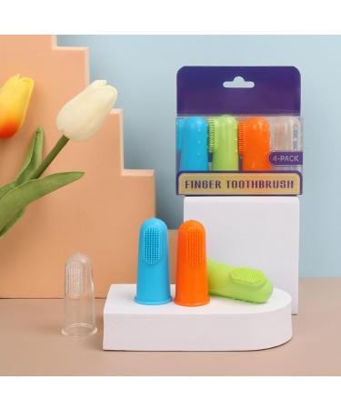 Pack of 4 Soft Toothbrushes for Cleaning Your Pet's Teeth to Remove Bad Breath - Buy Online on GoSupps.com