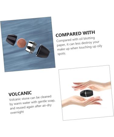 Beavorty Facial Facial Tools Skincare Roller Oil-absorbing Tool Oil Control Beauty Instrument 5X2.9X2.9CM White - Buy Online on GoSupps.com