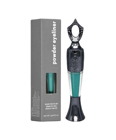 Generisch Arabic Powder Eyeliner 2G Decorative Tube Kit - Natural Lead-Free Fine Powder - Smooth Texture - Traditional Arabic Eye Makeup with Black Green Blue Turquoise Lan