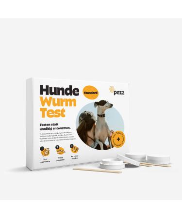 Pezz Wurktest for Dogs (Standard) for testing for the most common Wurdoms |Laboratory finding including recommendation for action |With free laboratory shipping (1 piece) - Buy Online on GoSupps.com