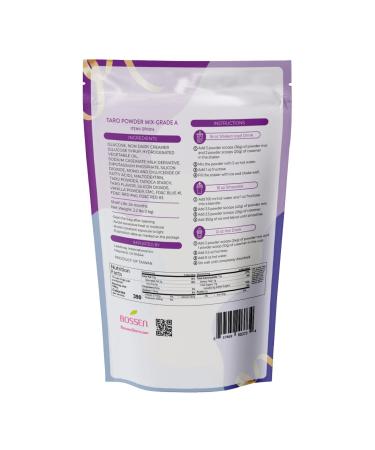 Buy Bossen Taro Milk Tea Powder | Quality Class A for Authentic Milk Teas Smoothies & Bubble Teas | 1 KG | Vegan Low Sugar & No Artificial Dyes - Buy Online on GoSupps.com