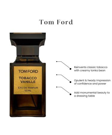 Tom Ford Tobacco Vanille Unisex EDP 50 ml 1.7 Fl Oz 1.7 Fl Oz (Pack of 1) - Buy Online on GoSupps.com