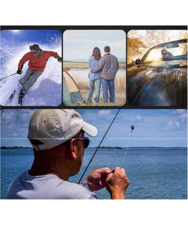 HQMGLASSES Ultra-Light Bifocal Sunglasses - Fashionable Driving & Fishing Eyewear for Men & Women | +1.0 to +3.0 Black - Buy Online on GoSupps.com