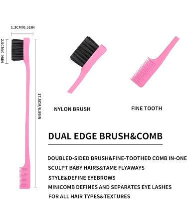 3-Piece Hair Styling Comb Set for Women, Babies & Kids - Pink - Buy Online on GoSupps.com