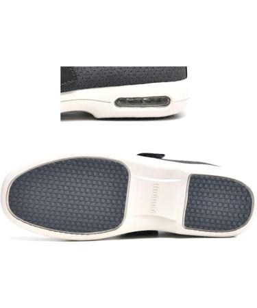 Orthopedic Diabetic Shoes with Memory Foam - Extra Wide Width - Adjustable Walking Shoes for Elderly - Black (Size 44) - Buy Online on GoSupps.com