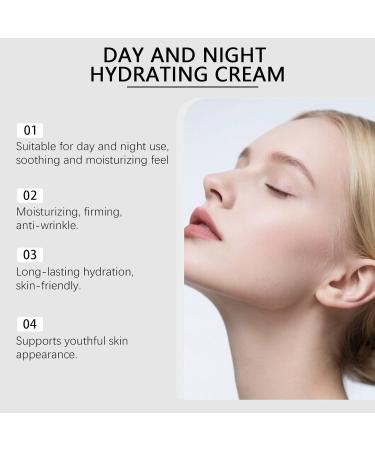 rabuu Day Night Face Moisturizing Cream - Hydrates Skin Improves Texture & Elasticity Lightweight Non-Greasy Formula For Radiant Soft Smooth - Buy Online on GoSupps.com