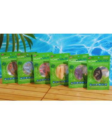 NOMO Anti Nausea Wristband Bundle - Large Size (6.25) | Peppermint Aromatherapy & Acupressure | Motion Sickness Relief | Black & Pink | Pack of 4 - Buy Online on GoSupps.com