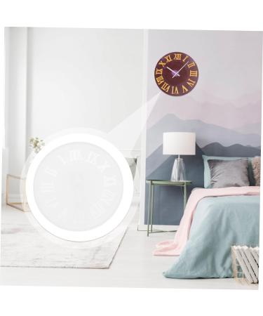 1pc Clock Mold Silicone Candle Mold DIY Mold Jewelry Resin Molds Clock for Resin Silicone Soap Roman Numeral Epoxy Resin Molds Resin Art Molds Wall Clock Silica Gel Chocolate As Shown 15.5X15.5CM - Buy Online on GoSupps.com