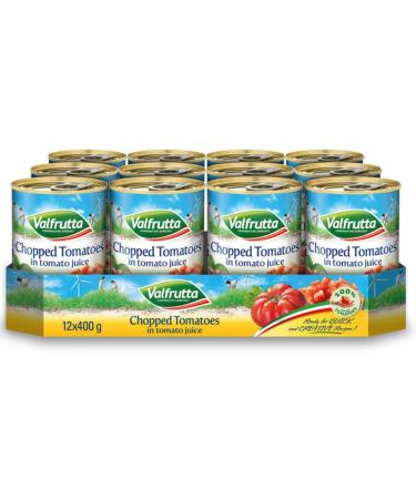 Valfrutta Tinned Chopped Tomatoes in Tomato Juice 12 x 400g