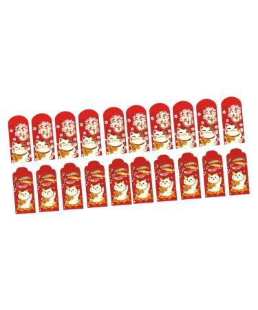 Ciieeo 40 pcs 2021 Lai See red Envelope Bag Gift Money Chinese red Packet Chinese Spring Gifts Money Envelope Decor Chinese Decor 2021 red envelopes The Year of ox red Packets