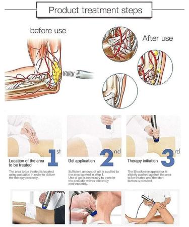Shock Wave Therapy Device for ED & Chronic Pain Relief - 7 Massage Heads | International Shipping - Buy Online on GoSupps.com