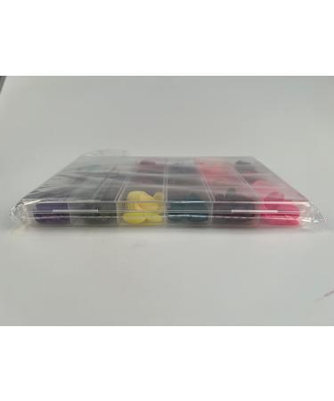 576 Pcs Matte Press on Nails EBANKU Short Acrylic False Nails - 24 Colors Square Fake Nails for Women Girls - Buy Online on GoSupps.com