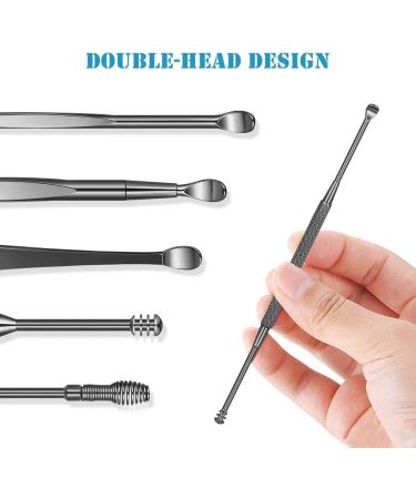 SEASD 7pcs Ear Wax Removal Kit - Multi-Functional Ear Pick Cleaner with Cleaning Brush | Ear Wax Cleansing Tool (Color: E) - Buy Online on GoSupps.com