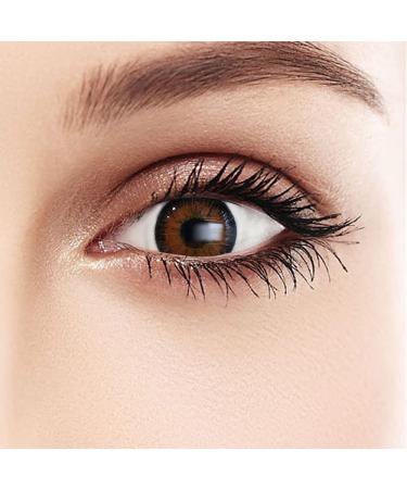 Dolovo contact lenses colored without strength 12 month lenses 1 piece (one -piece) for cosplay zombie vampire carnival carnival anime (brown) Viga Brown