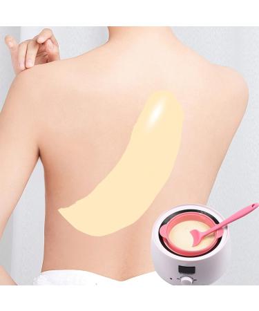 Replacement Pot Set for Wax Warmers | Silicone Wax Bowl Non-Stick Spatula & Hair Removal Sticks | Reusable Facial Cleaning Device - Pink - Buy Online on GoSupps.com