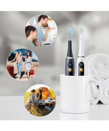 Cellena Toothbrush Covers Caps for Oral B iO Series Replacement Heads (6pcs) - Ultimate White/Clean/Gentle Care, Travel Protector - Buy Online on GoSupps.com