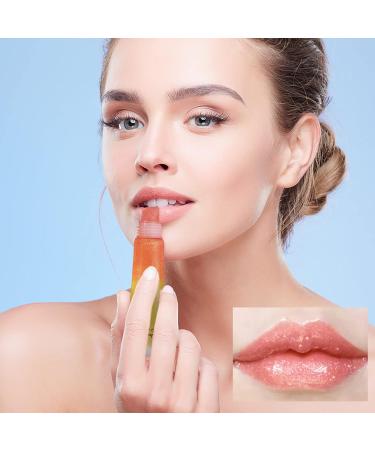 Buy Two-Color Plumping Lip Gloss - Pearl Glossy Finish Hydrating Gel Lip Balm 15ml | Longwear & Moisturizing - Buy Online on GoSupps.com