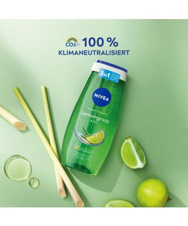 Buy Nivea Lemongrass & Oil Shower Gel 250 ml - Invigorating pH-Neutral Care with Nourishing Oil Beads (Pack of 5) | International Shipping - Buy Online on GoSupps.com