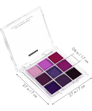 Outanaya 4 Pcs Eyeshadow Palette Colorful Eye Makeup Pigmented Eyeshadow Palette Plastic - Buy Online on GoSupps.com
