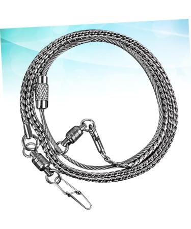 BESPORTBLE 2pcs Steel Foot Chain for Birds Pet Harness Cockatiel Harness - Off Birds Anklet Parrot Leash Leg 55X1.9CMx2pcs Silverx2pcs - Buy Online on GoSupps.com