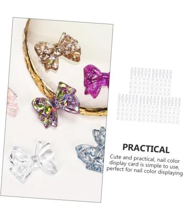 FRCOLOR Nail Polish Display 3 Nail Tools Nail Art Tools Manicure Tools Nail Polish Tools Nail Para U as Cute Nail Color Display Tool Nail Color Displaying Card Bear Head Bear - Buy Online on GoSupps.com