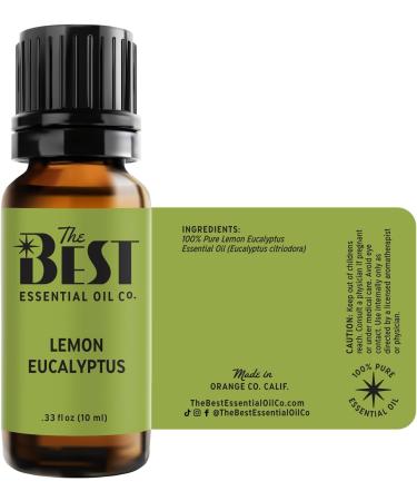 Lemon Eucalyptus Essential Oil - 100% Pure & Natural Aromatherapy Oil Premium Grade 10ml for Diffuser Spa & Massage - Buy Online on GoSupps.com