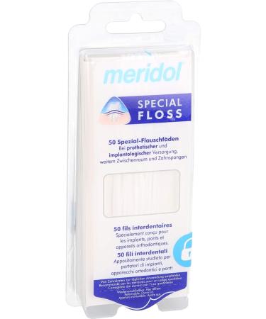 Meridol Special Floss - Fleece Threads 50 Pieces - Optimal Oral Care for All International Shipping - Buy Online on GoSupps.com