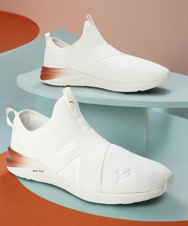 PUMA Women's Better Foam Prowl Slip Road Running Shoe - 40 EU | Warm White Copper & White - Shop Internationally! - Buy Online on GoSupps.com
