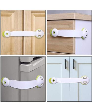 Vicloon Child Safety Cupboard Locks - 6 Pcs Baby Proof Latches with 3M Adhesive - No Screws Child Locks for Cabinets, Kitchen, Drawer, Closet - Green - Buy Online on GoSupps.com