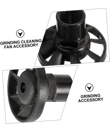 Baluue 4 Pcs Electric Grinding Chuck Grinding Accessory Grinders Blower Thread Grinder Fan Black Plastic 3x3cmx2pcs Blackx2pcs - Buy Online on GoSupps.com