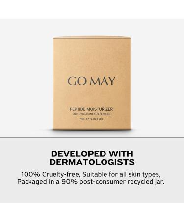 GO MAY Peptide Moisturizer PM01 | Anti-Aging Daily Cream | Hydrating Moisturizer - 1.7 FL.OZ - Shop Internationally - Buy Online on GoSupps.com