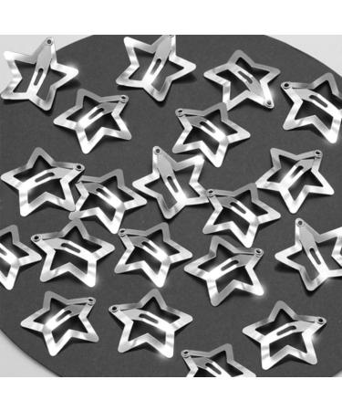 140 PCS Star Snap Hair Clips Cute Metal Hair Barrettes Hair Accessories Non-slip Hair Pins Hair Clip For Women Girls Accessories Teens Gifts In Pairs