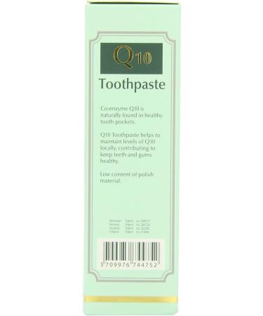 Pharma North Q10 Toothpaste 75ml - Whitening Fluoride-Free & International Shipping - Buy Online on GoSupps.com