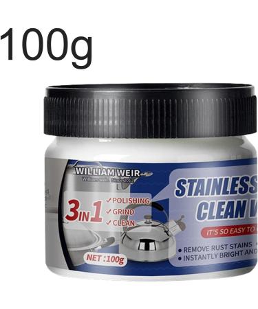 3 Metal Polish Wax Cream - Metal Polish Cream Multifunctional Rust Remover for Pot Bottom Black Scale Stainless Steel 3 Pcs 100g - Buy Online on GoSupps.com