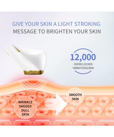 COSBEAUTY 6-in-1 Facial Massager | Anti-Aging Device | Skin Tightening, Firming, and Lifting | Waterproof & Rechargeable | White - Buy Online on GoSupps.com