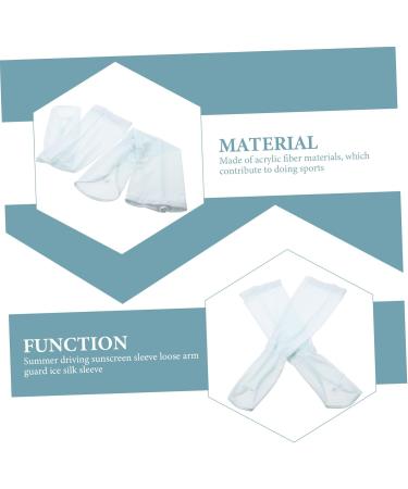 FOMIYES 4 Pairs Ice Silk Arm Sleeves - Sun-Resistant Cooling Sports Protection for Outdoor Activities - Buy Online on GoSupps.com