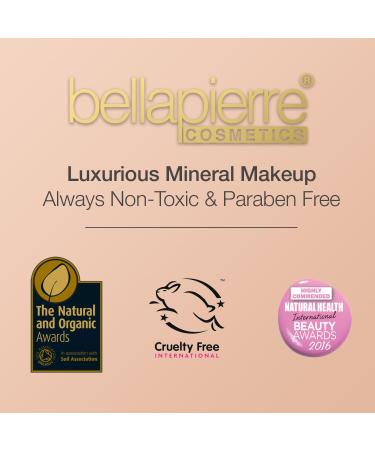 Buy Bellapierre Mineral Foundation SPF 15 - Vegan Cruelty-Free Hypoallergenic Loose Finishing Powder - Oil & Talc Free | 0.32 OZ HONEY 302 - Buy Online on GoSupps.com