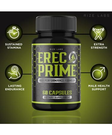 Erec Prime Pills for Men - All-Natural High Performance Formula | Boost Peak Performance & Health | ErecPrime24 Official Reviews (60 Capsules - Buy Online on GoSupps.com