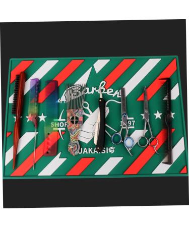 Healeved Haircut Mat Barber Mat for Station Hair Styling Station Mat Hair Tools Holder Straightener Hair Tools for Women Rollers Hair Curlers Vanity Accessories for Women - Buy Online on GoSupps.com