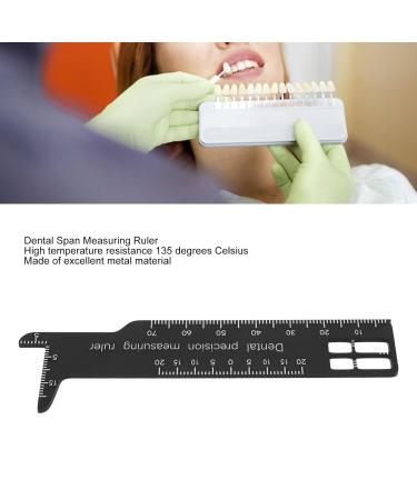 Dental Measuring Block | Metal Tooth Span Ruler | Double-Sided Dental Tool for Accurate Measurements | International Shipping Available - Buy Online on GoSupps.com