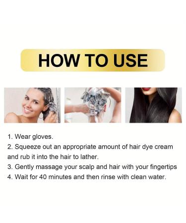 Natural Plant Hair Dye | 10ml Bubble Shampoo - Chestnut Brown | Gray Hair Coverage | Eco-Friendly & Gentle Formula | Shop Now - Buy Online on GoSupps.com
