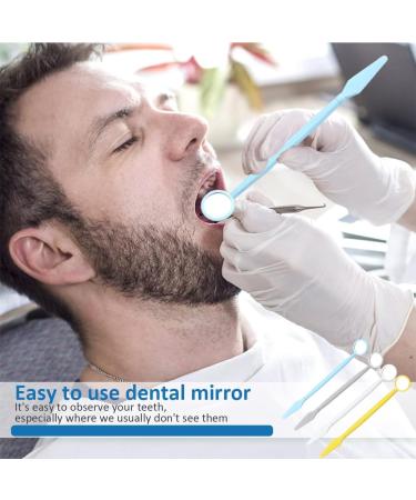 GXGM 8-Piece Dental Mirror Set | Professional Mouth & Tooth Inspection Mirrors | Durable Stomatoscope for Dentists - Buy Online on GoSupps.com