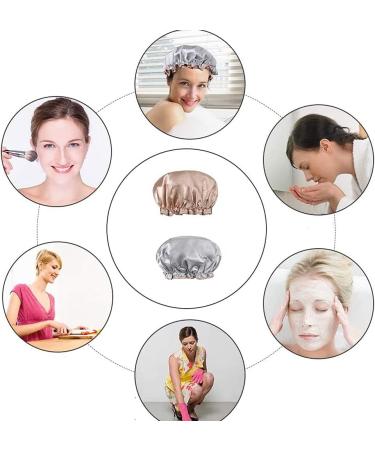 Sunbbingsp BQCA Waterproof Shower Cap - Stylish Acrylic Protection for Hair | International Shipping Available - Buy Online on GoSupps.com