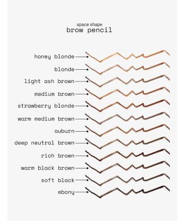 r.e.m. beauty Space Shape Brow Pencil | 0.5g | Medium Brown - Buy Online on GoSupps.com