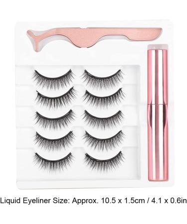 Sonew Magnetic Eyeliner and Lash Kit - 5 Pairs, No Glue Needed, Natural Look, Long Lasting 3D Extension Set - Buy Online on GoSupps.com