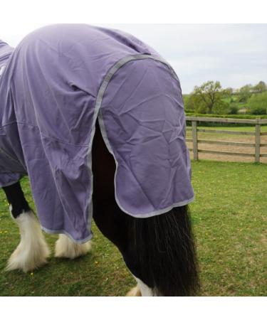 Ruggles UV Combo Fly Rug for Heavy Horses | Ideal for Warmer Summer Months | For Clydesdale Shire Percheron etc (6' 6" Shark Grey) 6' 6" Shark Grey - Buy Online on GoSupps.com