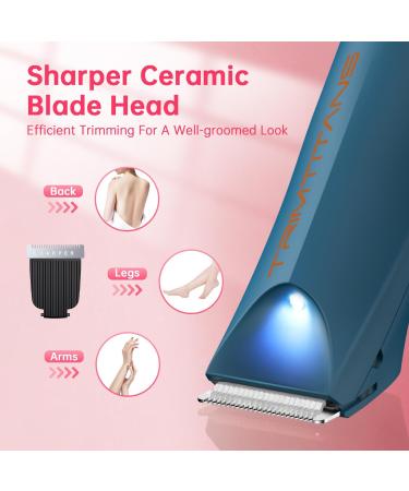 Best Bikini Trimmer for Women - 2-in-1 Electric Razor & Body Hair Groomer | Rechargeable Wet/Dry Use - Buy Online on GoSupps.com