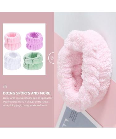 Hemobllo 4paires Bracelets Pour Laver Le Visage Et Anti-transpiration Et Filles Bandeaux Confortables Pour Sport Et Spa - Buy Online on GoSupps.com